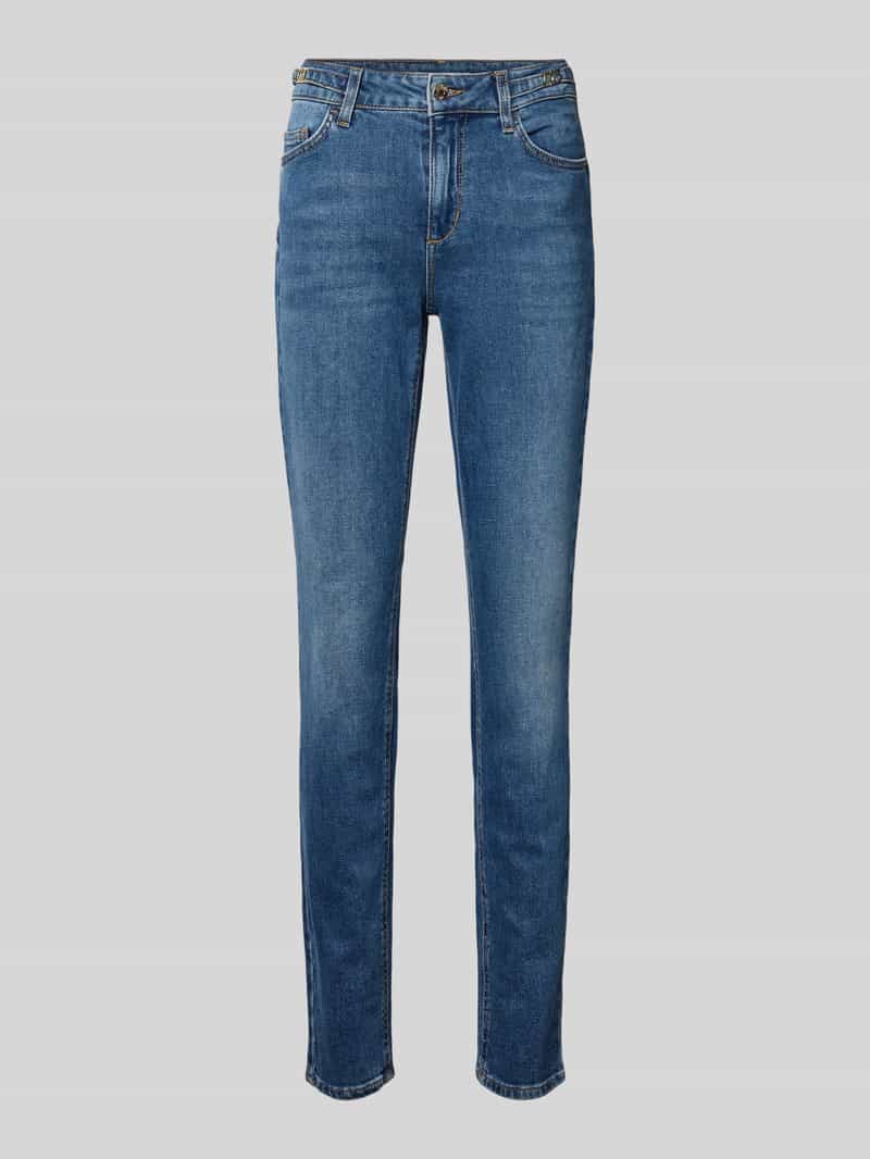 Liu Jo White Skinny fit jeans in 5-pocketmodel model 'DIVINE'