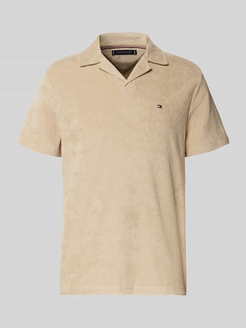 Tommy Hilfiger Regular fit poloshirt van katoenmix