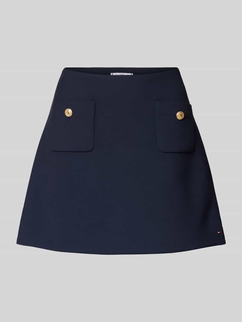 Tommy Hilfiger Minirok met labeldetail model 'PUNTO'