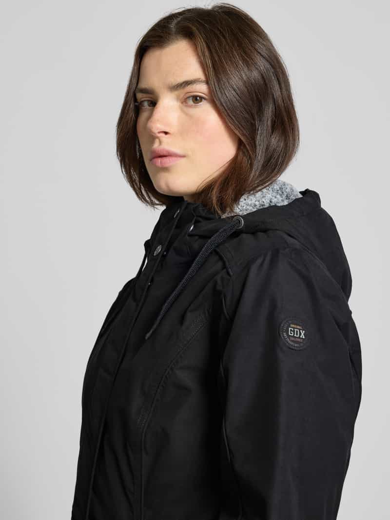 G.I.G.A. DX Regular fit parka met verborgen ritssluiting