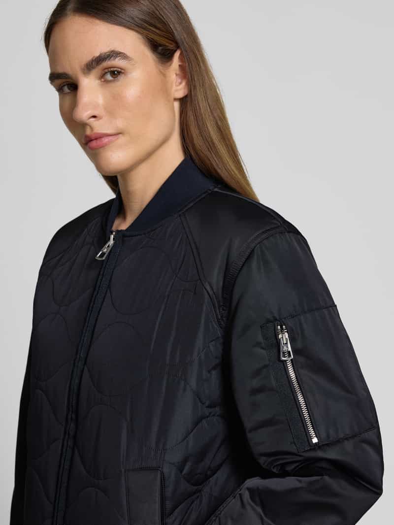 Marc O'Polo Regular fit lange blouson met opstaande kraag