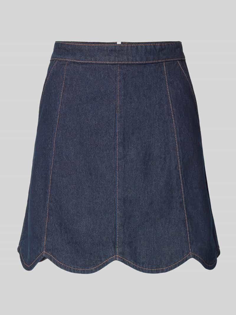 YAS Jeansrok met steekzakken model 'MARIA'