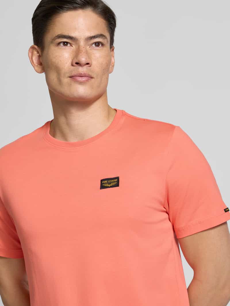 PME Legend T-shirt met labeldetail