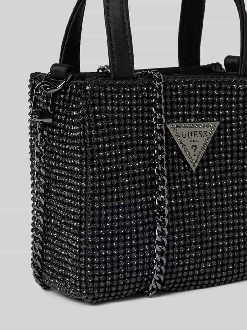 Guess Handtas met all-over strass-steentjes model 'LUA'