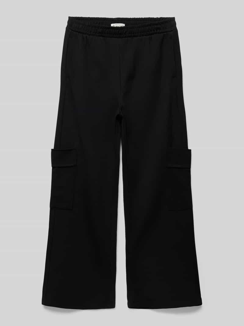 Tom Tailor Regular fit sweatpants met cargozakken