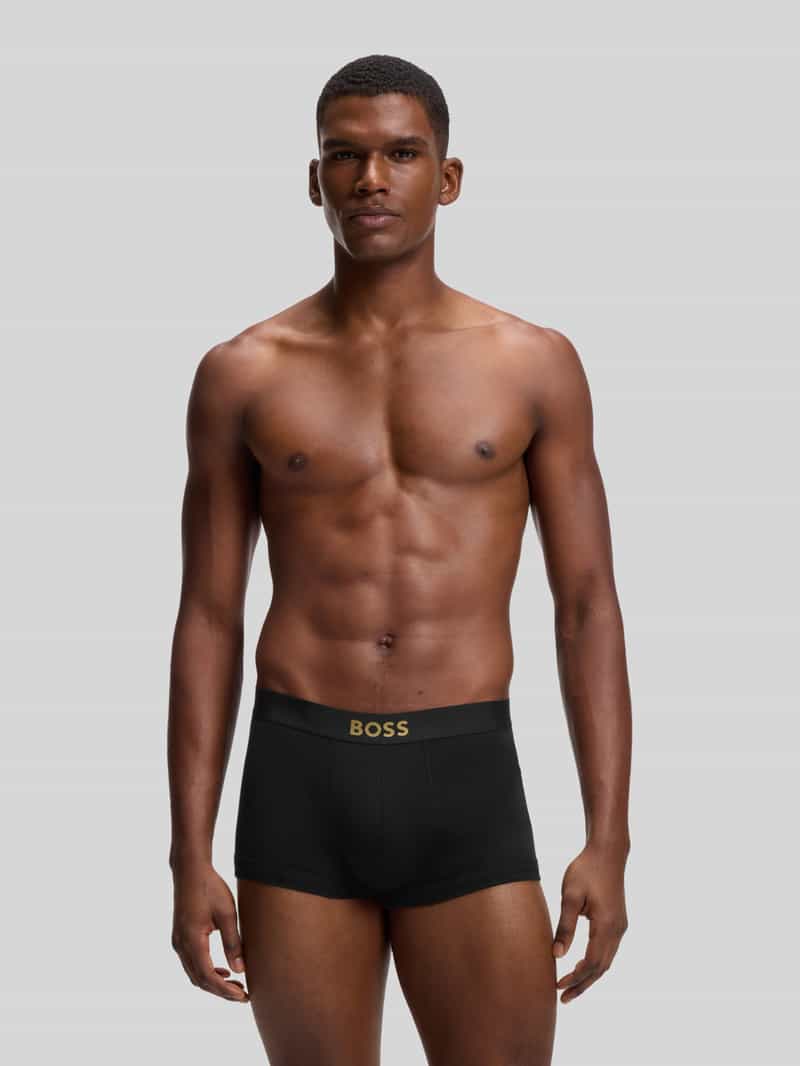 Boss Broek met contrasterend logo in band in set van 2