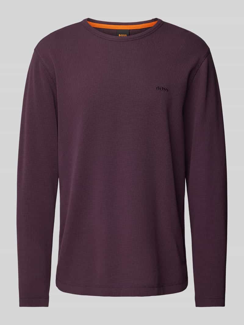 Boss Orange Regular fit shirt met lange mouwen en labelstitching model 'TEMPESTO'
