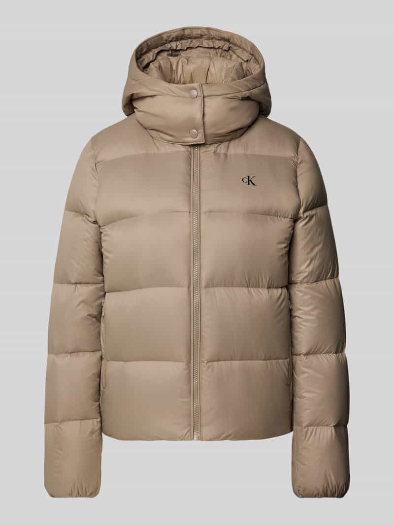 Calvin Klein Jeans Gewatteerd jack met logoprint