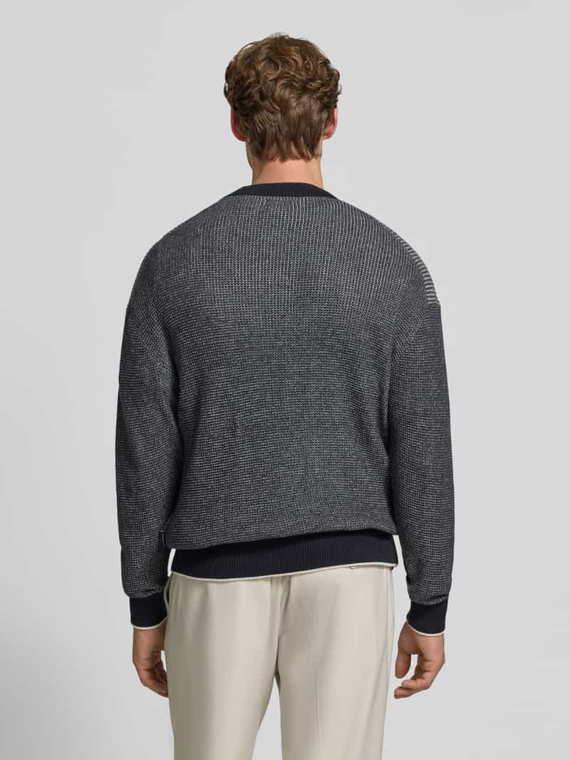 HECHTER PARIS regular fit trui van puur katoen