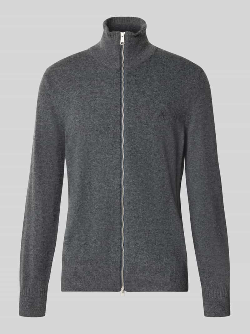 Marc O'Polo Regular fit gebreid jack van katoenmix