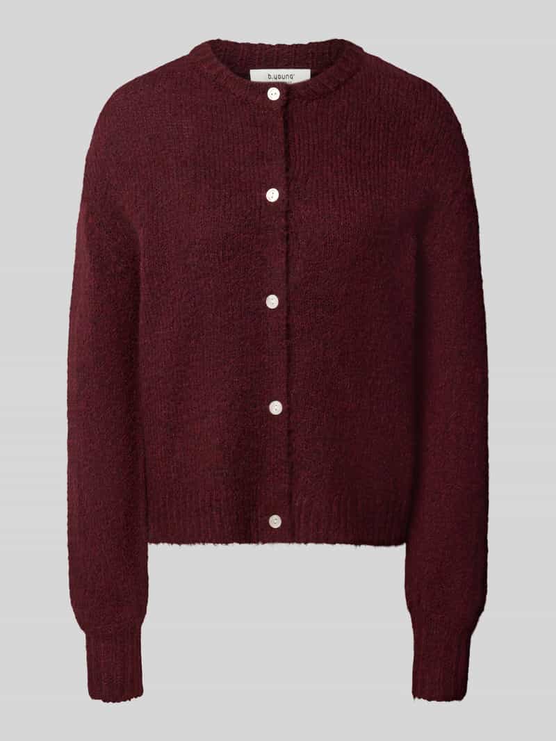 B.Young Cardigan met alpacagehalte en ronde hals model 'OTIA'