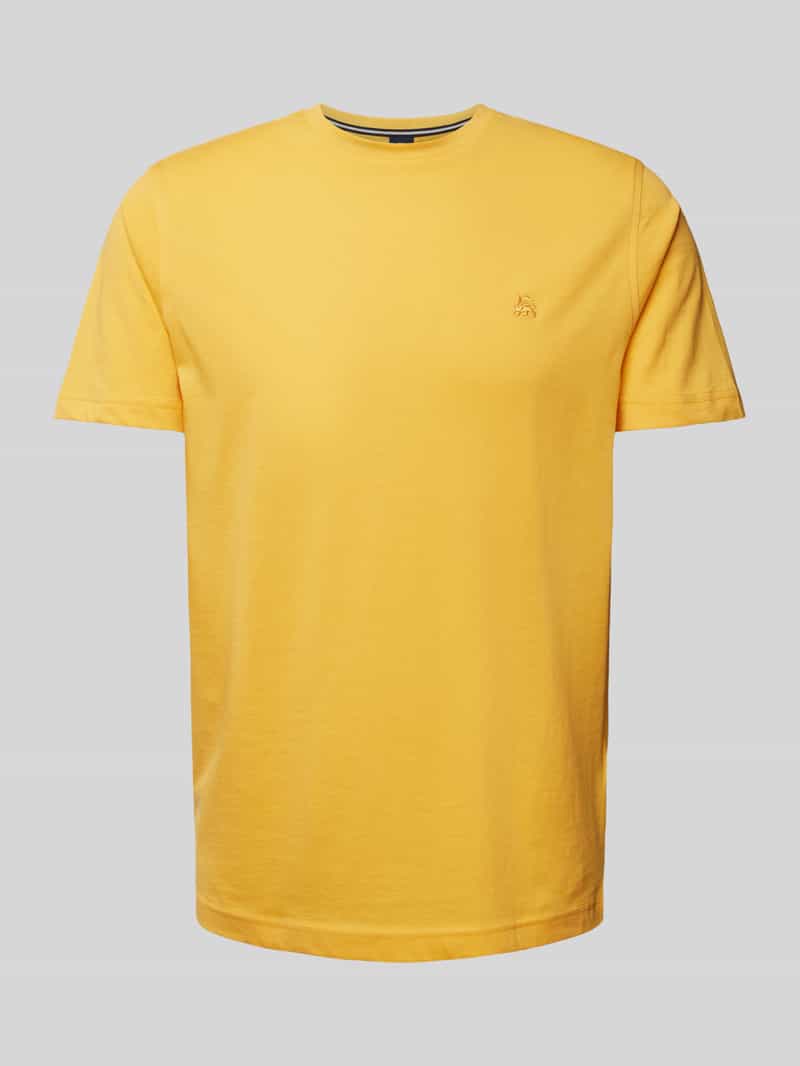 Lerros T-shirt met logostitching