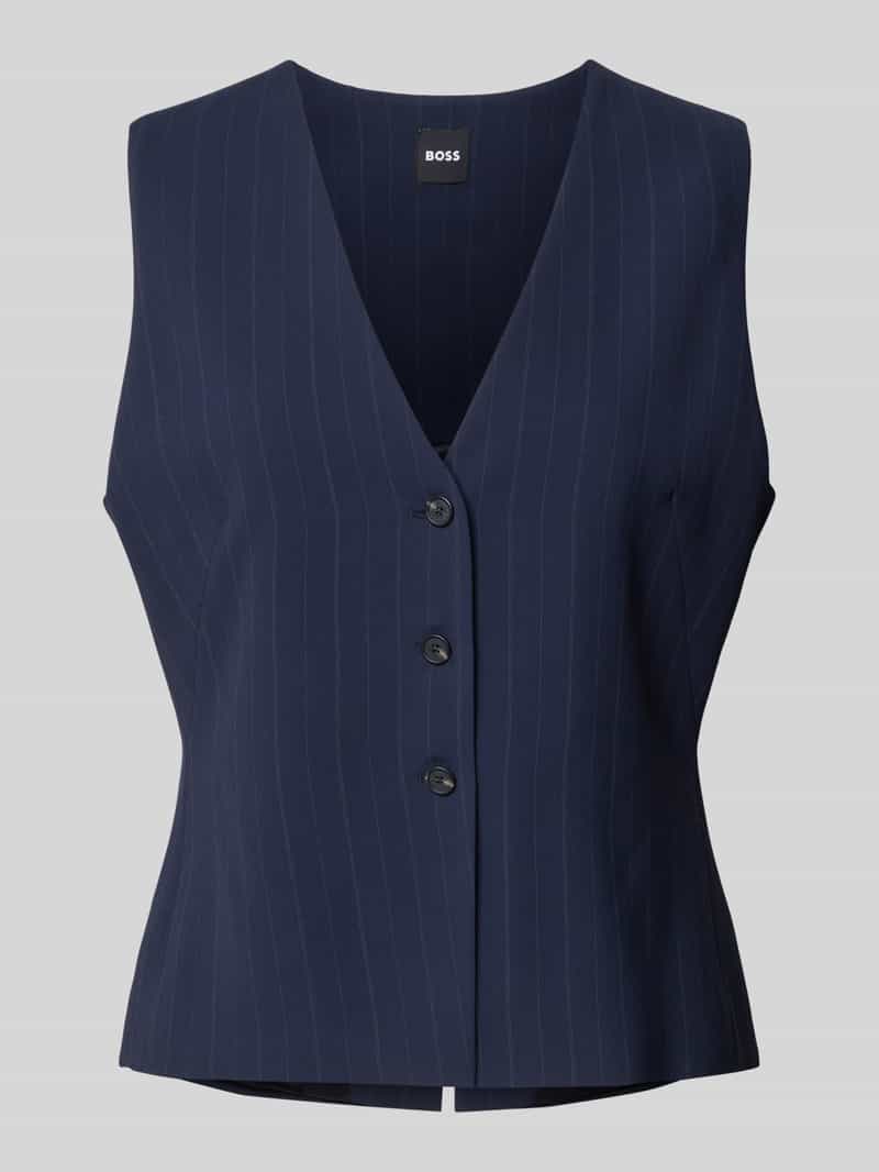 Boss Regular fit gilet van pure viscose model 'JULINIA'