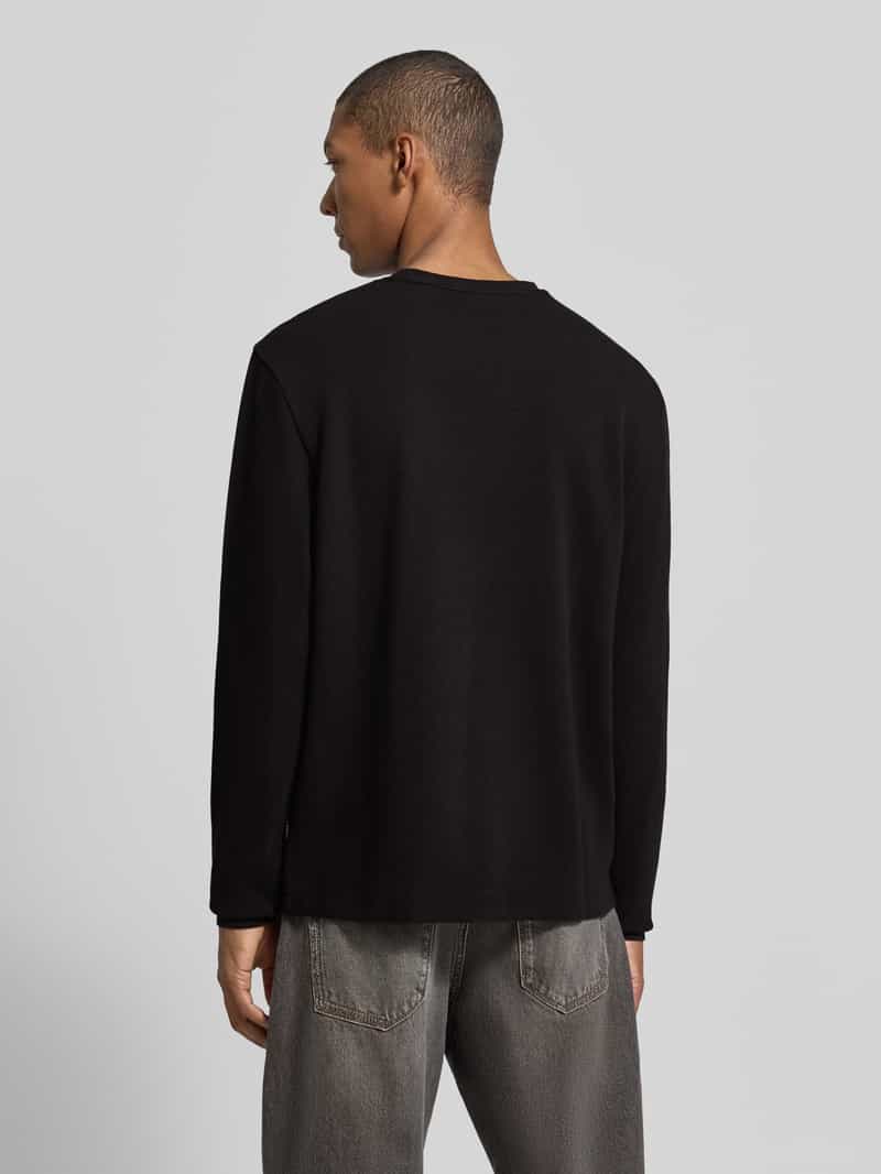 Boss regular fit shirt met lange mouwen van katoenmix model 'WE-TEMPEST' zwart, foto 3