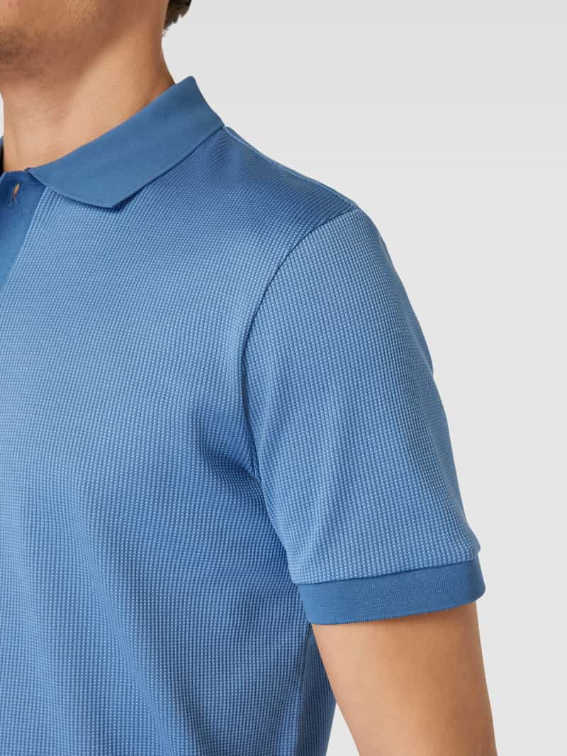 Boss Poloshirt met structuurmotief model 'Parlay'