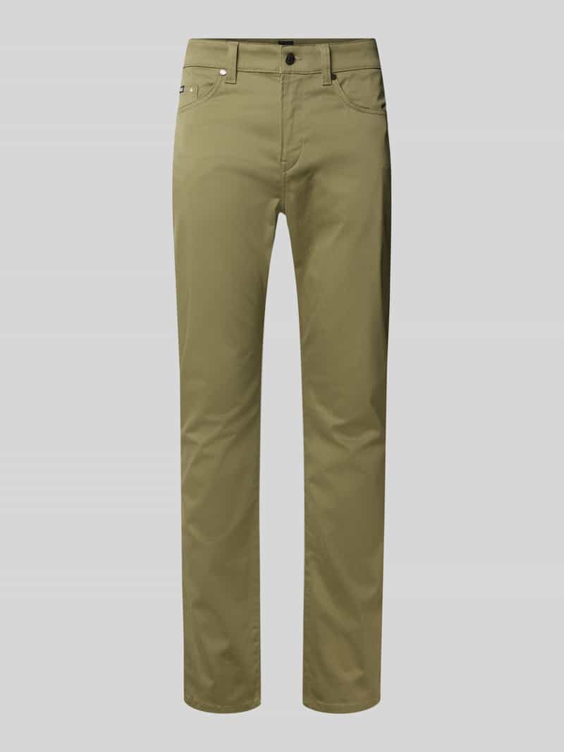 Boss Slim fit broek van katoenmix model 'DELAWARE'