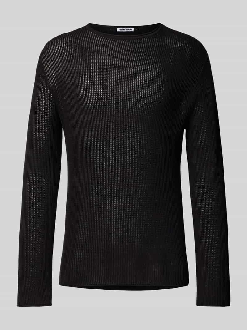 REVIEW Gebreide pullover met ronde hals