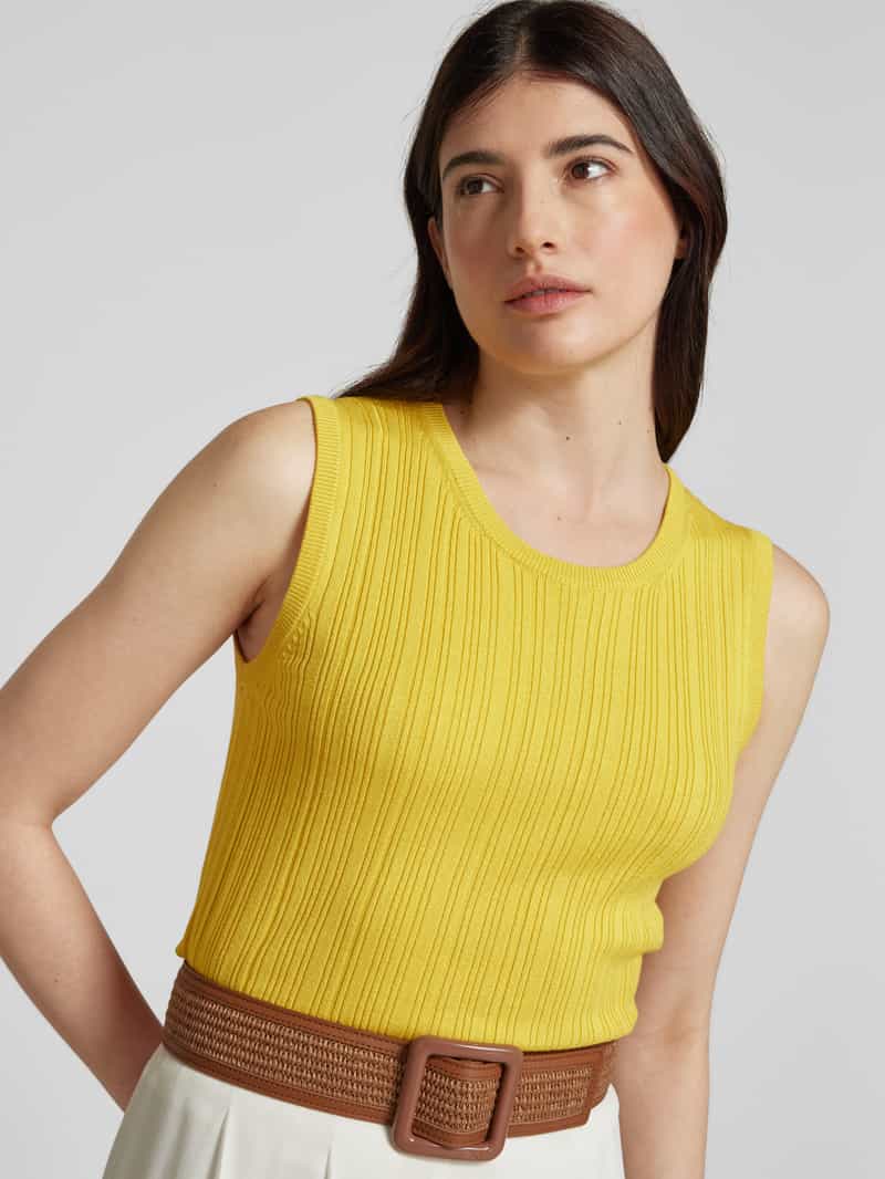 Christian Berg Woman Tanktop in gebreide look