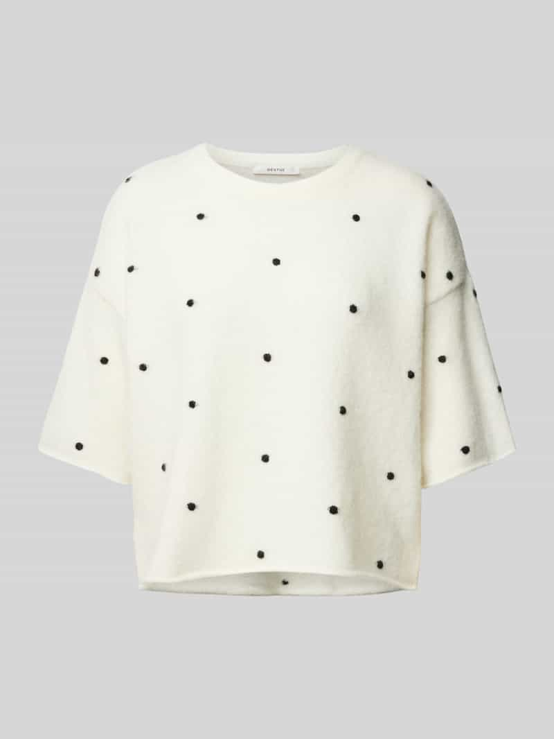 Gestuz Gebreide pullover met all-over motief model 'Alpha'