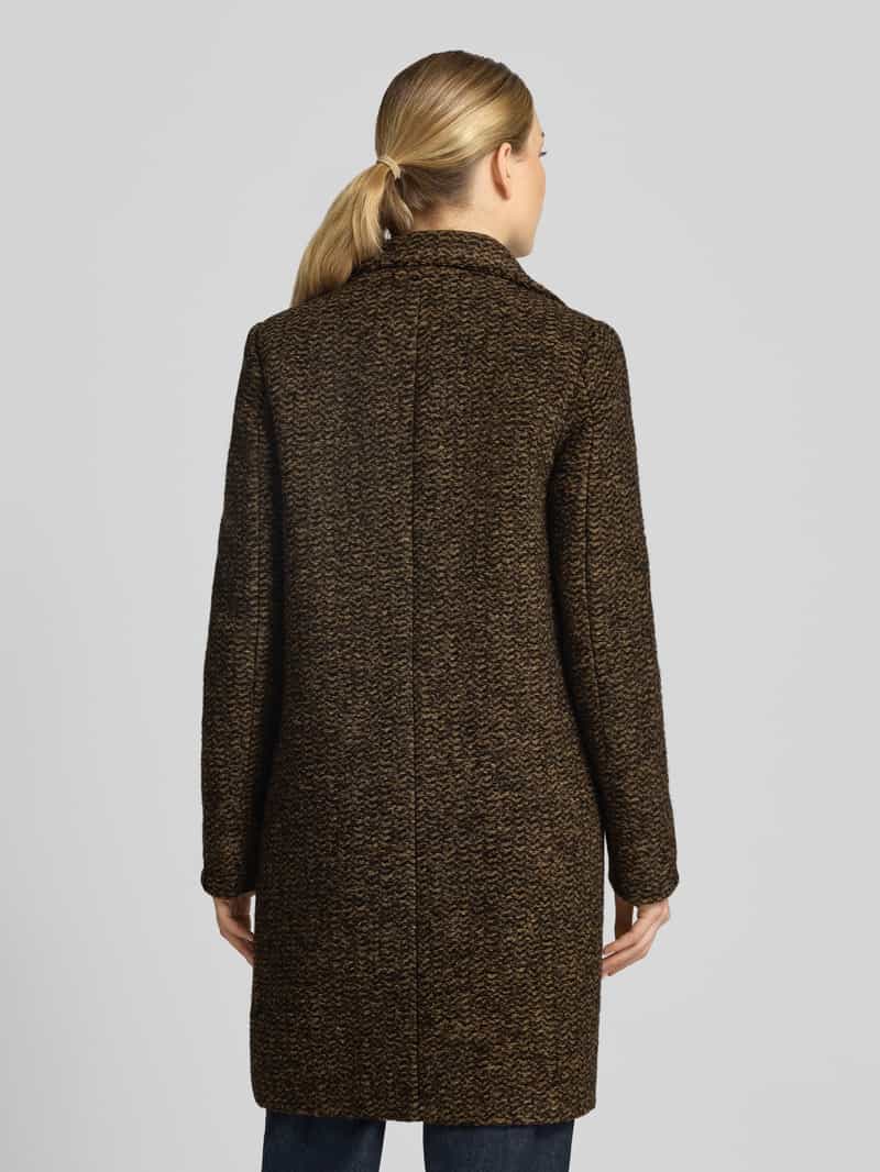 Milo Coats lange wollen jas van scheerwolmix model 'PAMELA'