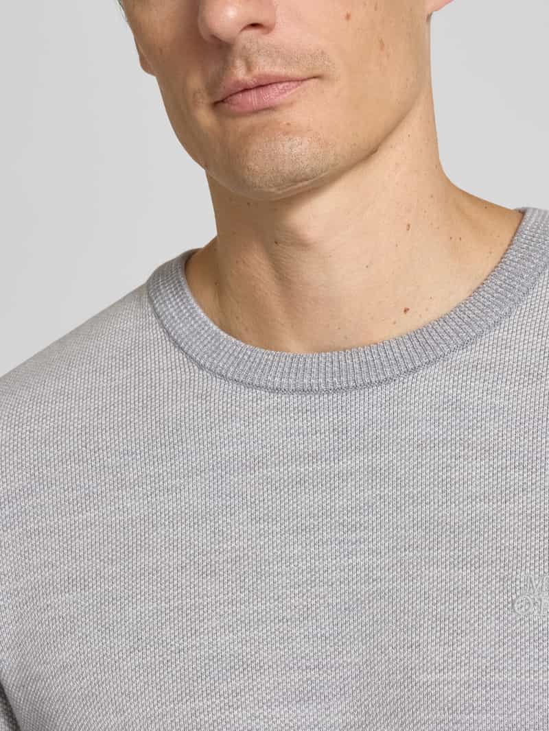 Marc O'Polo Regular fit gebreide pullover van zuiver katoen