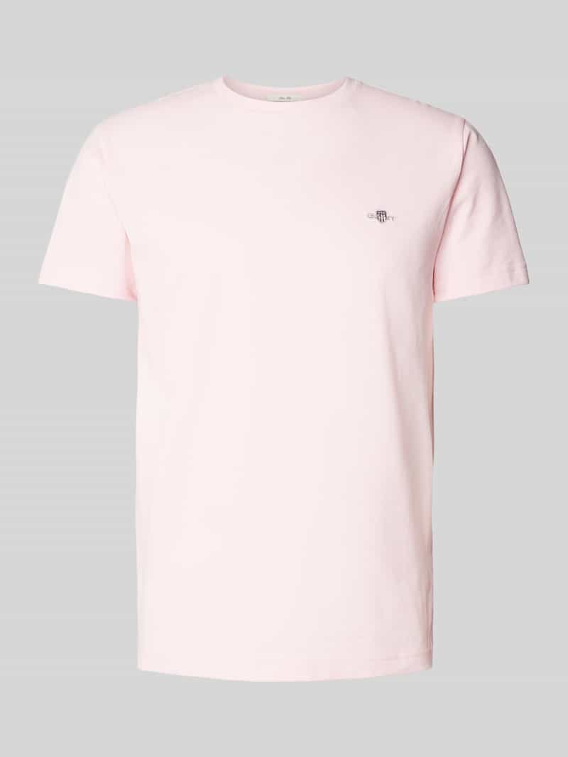 Gant Slim fit T-shirt met labelstitching