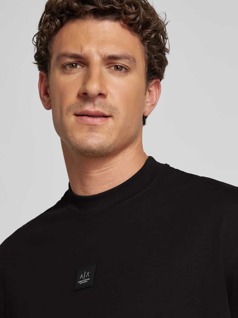 Armani Exchange Oversized T-shirt met labelbadge
