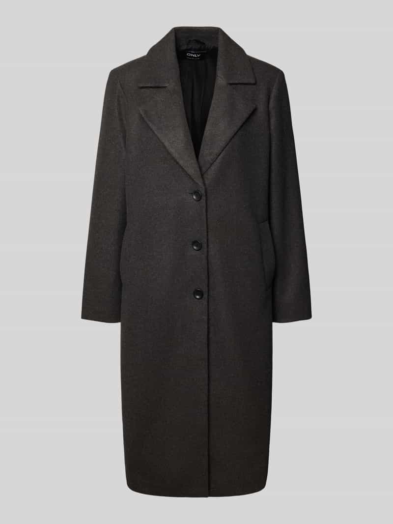 Only Oversized lange jas met reverskraag model 'LISA LIFE'