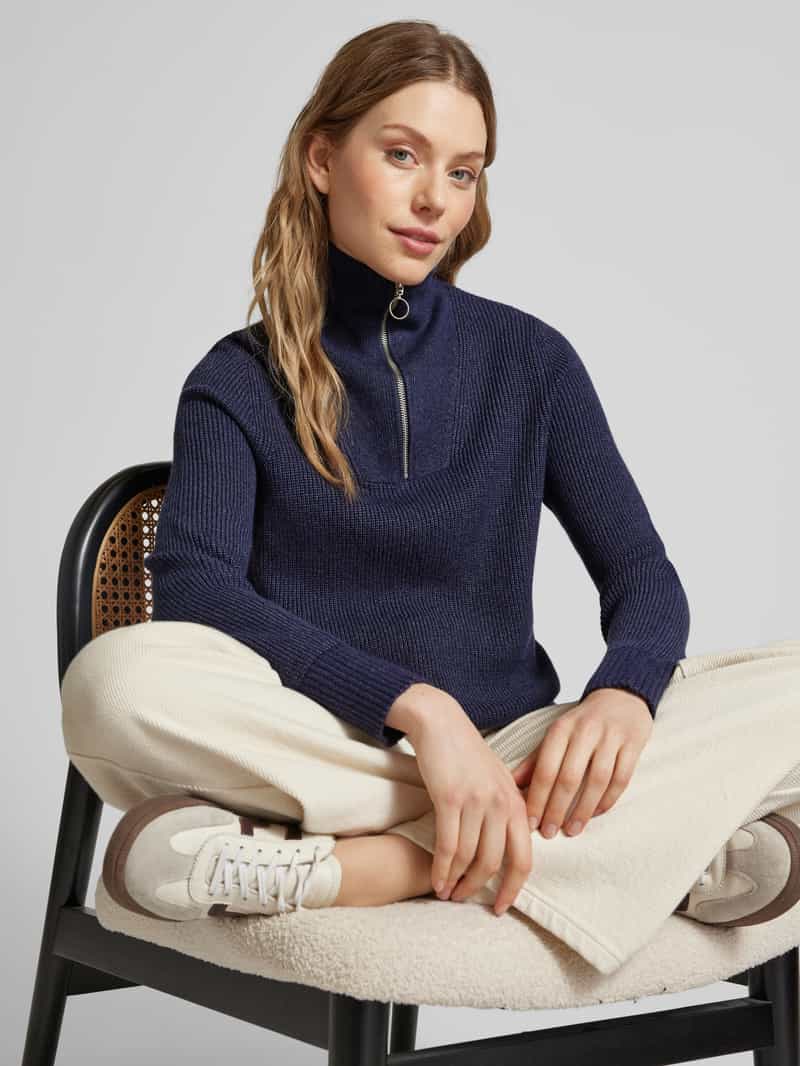 Christian Berg Woman Gebreide pullover met schipperskraag