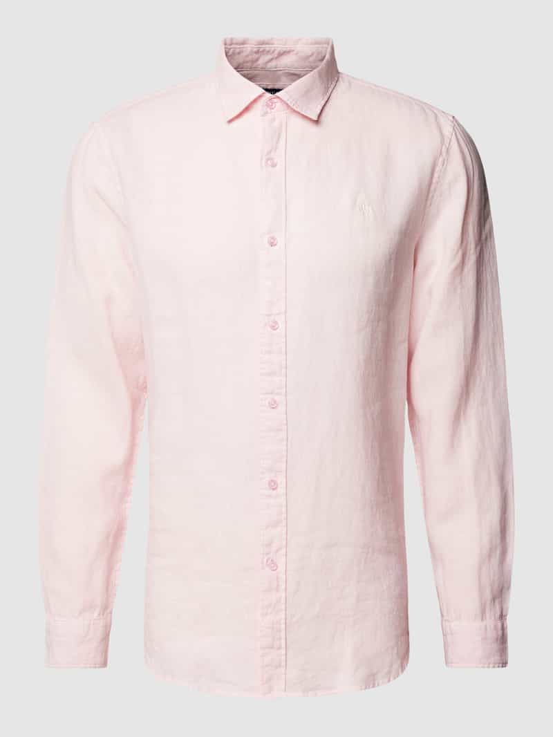 Tailored fit vrijetijdsoverhemd met labelstitching MCNEAL