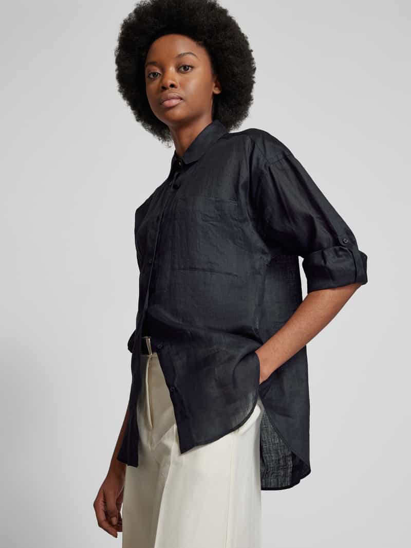Boss Orange Blouse met opgestikte borstzak model 'Bostik'