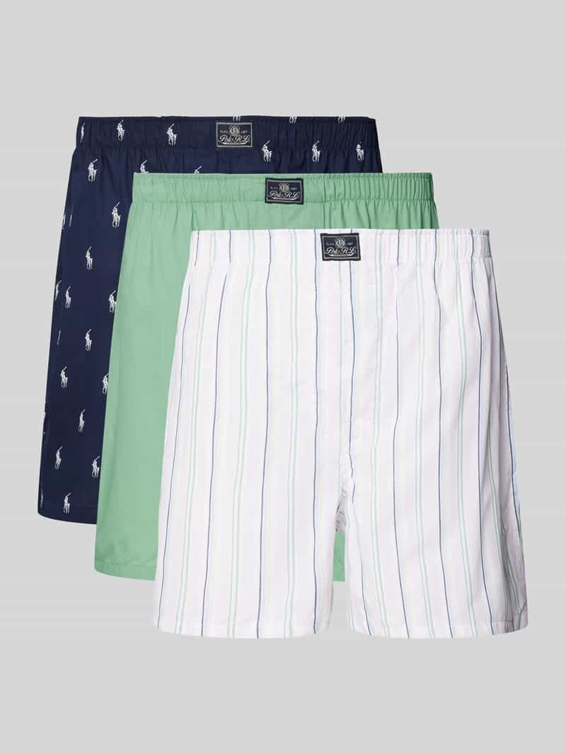 Polo Ralph Lauren Underwear Boxershort met elastische band in een set van 3 stuks