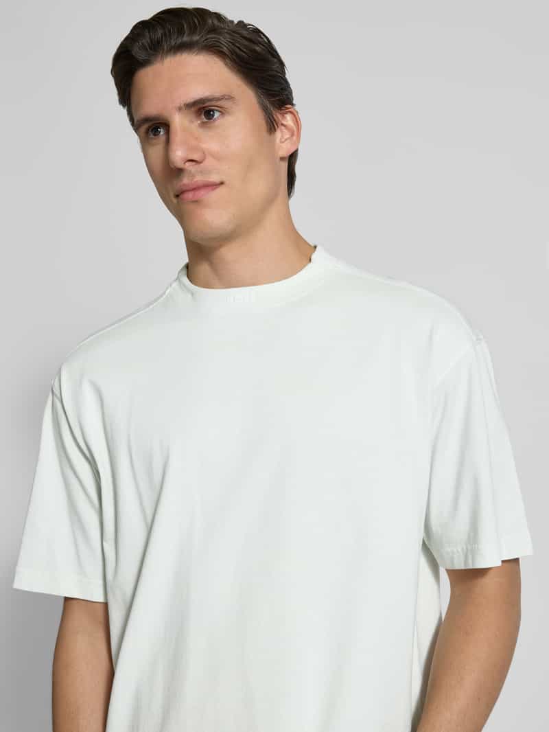 Boss Orange Relaxed fit T-shirt met labeldetail