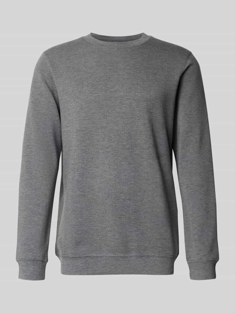 Matinique Sweatshirt met labeldetail model 'harry'