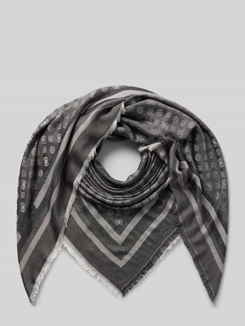 Guess Sjaal van viscose met labeldetail model 'KEFIAH'