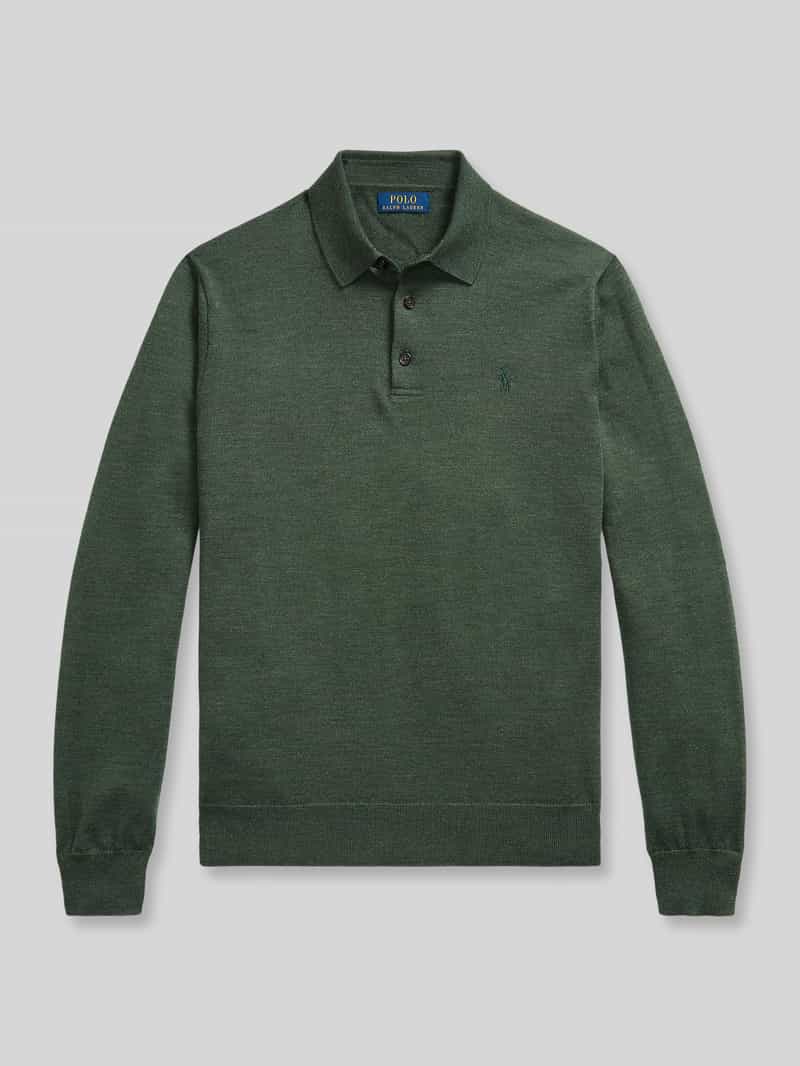 Regular fit pullover van pure wol