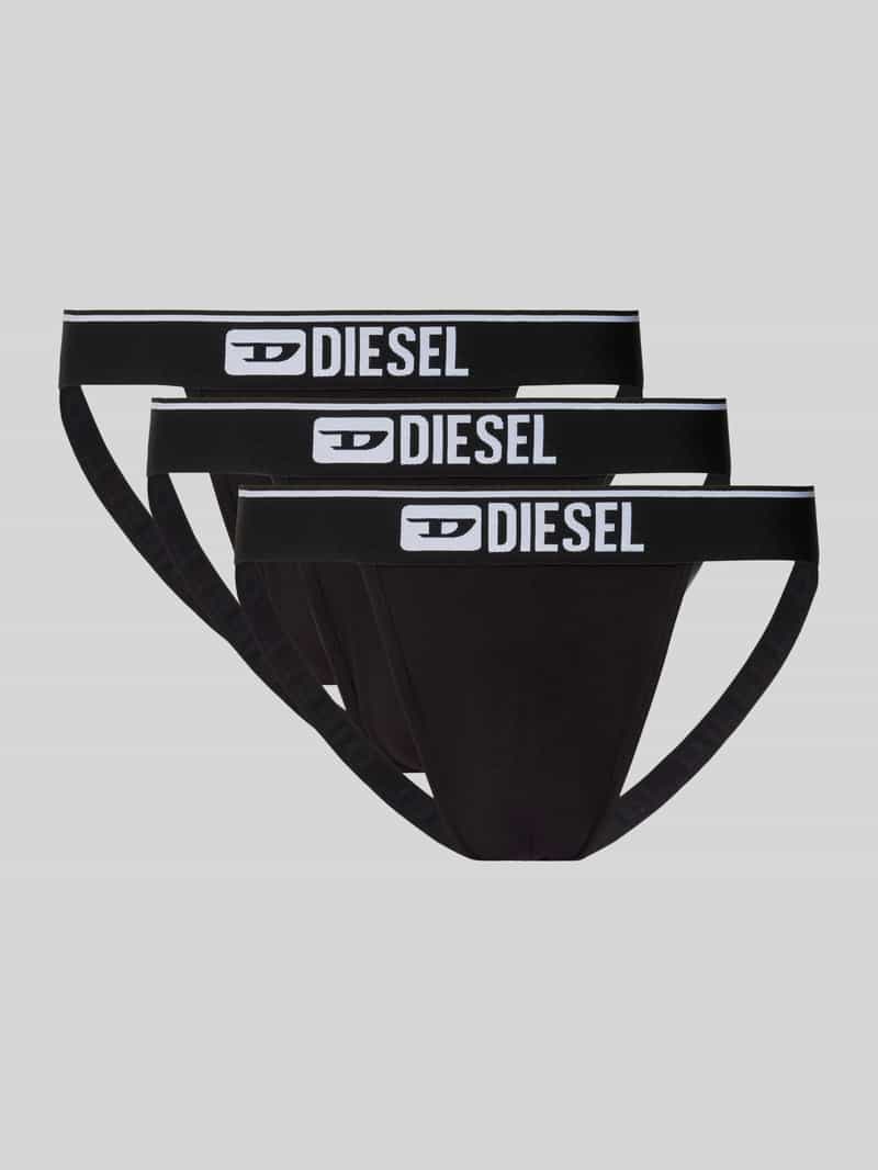 Diesel Suspensoir met elastische band met label in een set van 3 stuks model 'UMBR'