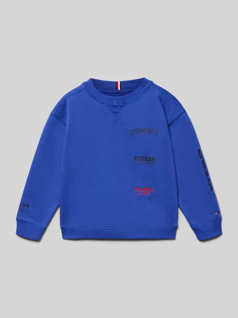 Tommy Hilfiger Kids Regular fit sweatshirt van katoenmix
