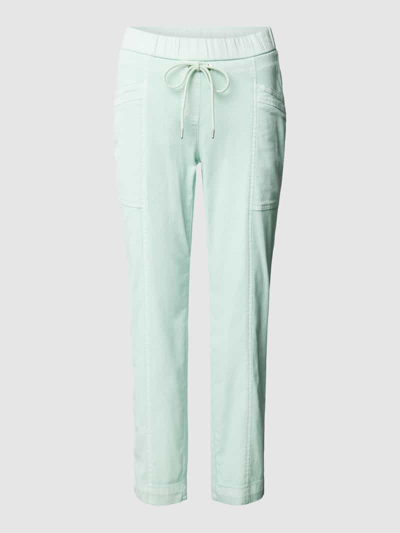 TONI Slim fit stoffen broek met siernaden model 'SUE'