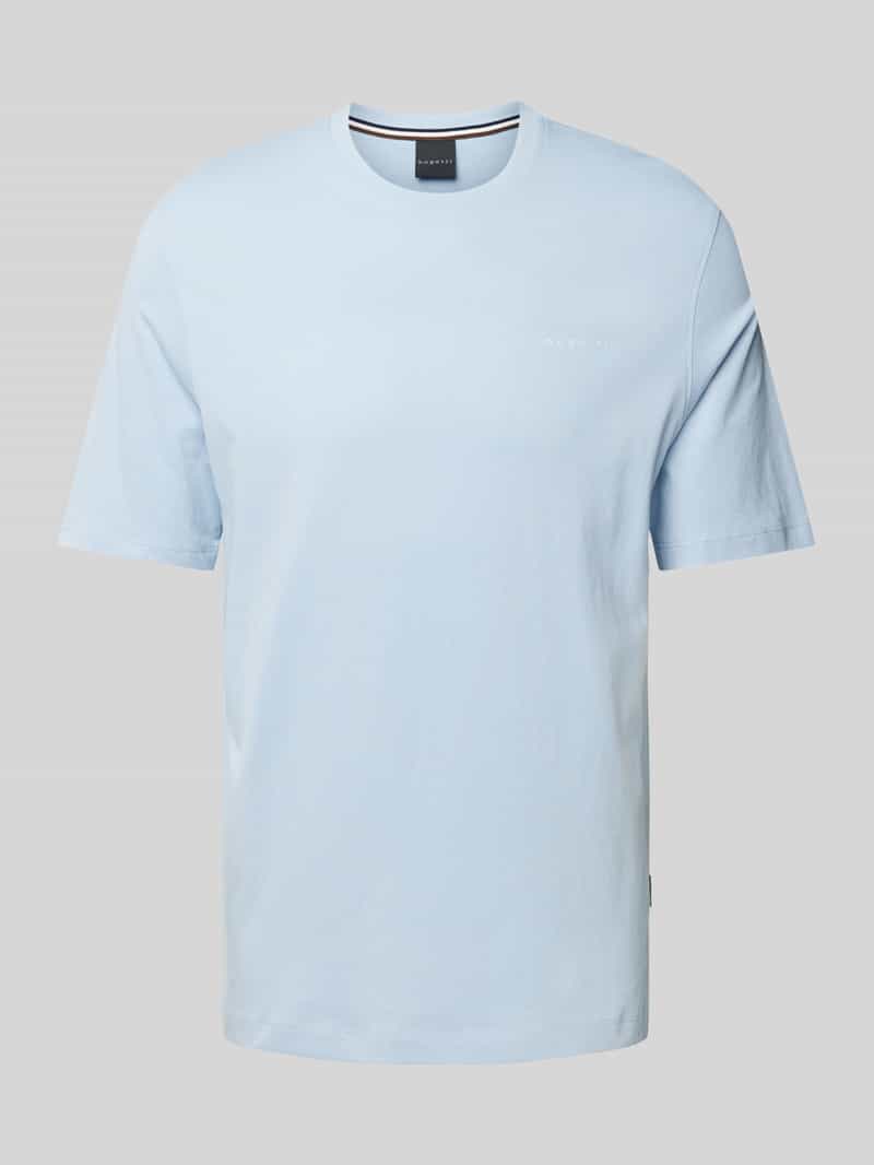 Bugatti T-shirt met labelprint