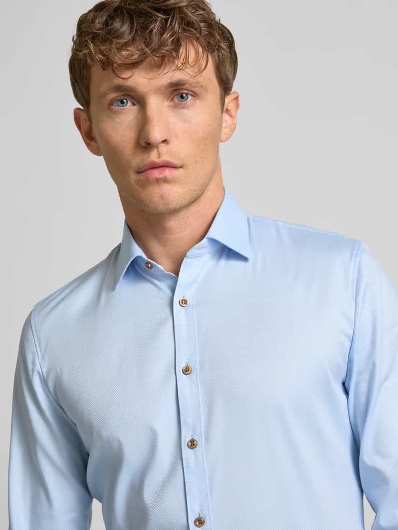 OLYMP No. Six Super slim fit zakelijk overhemd met kentkraag model 'New York'