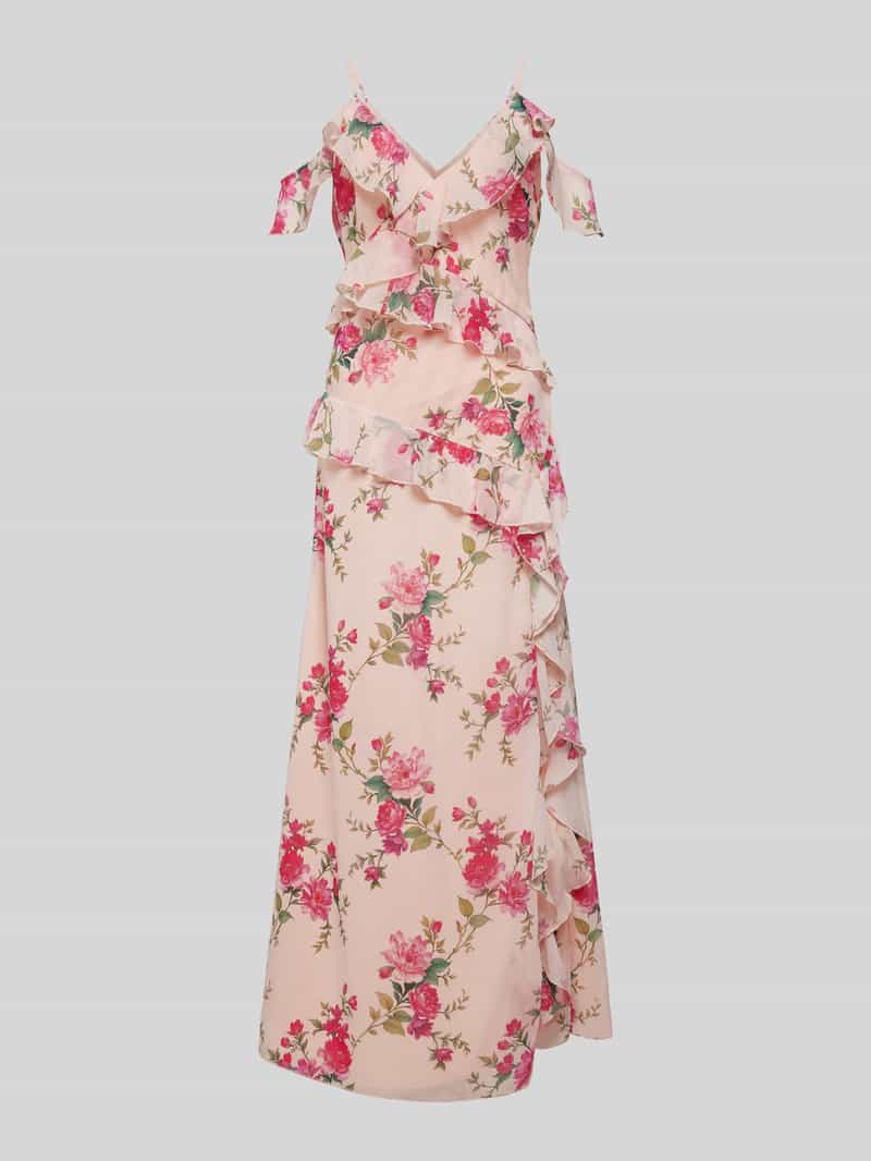 Lace & Beads Avondjurk met volants