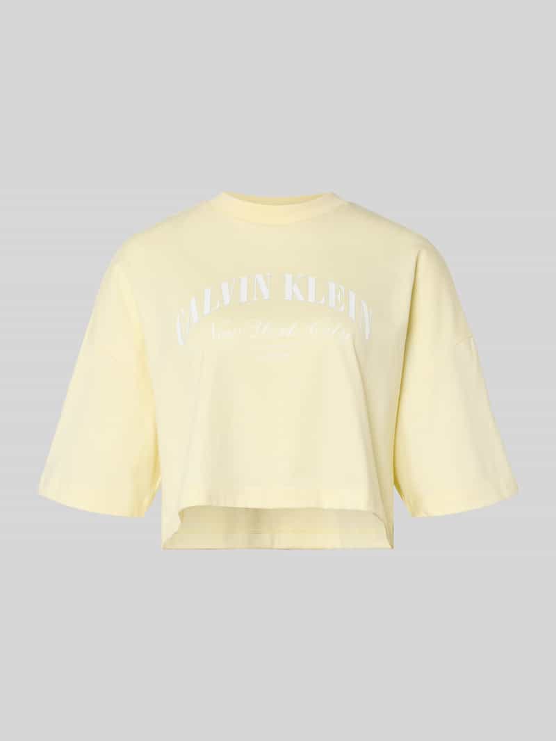 Kort T-shirt met logoprint