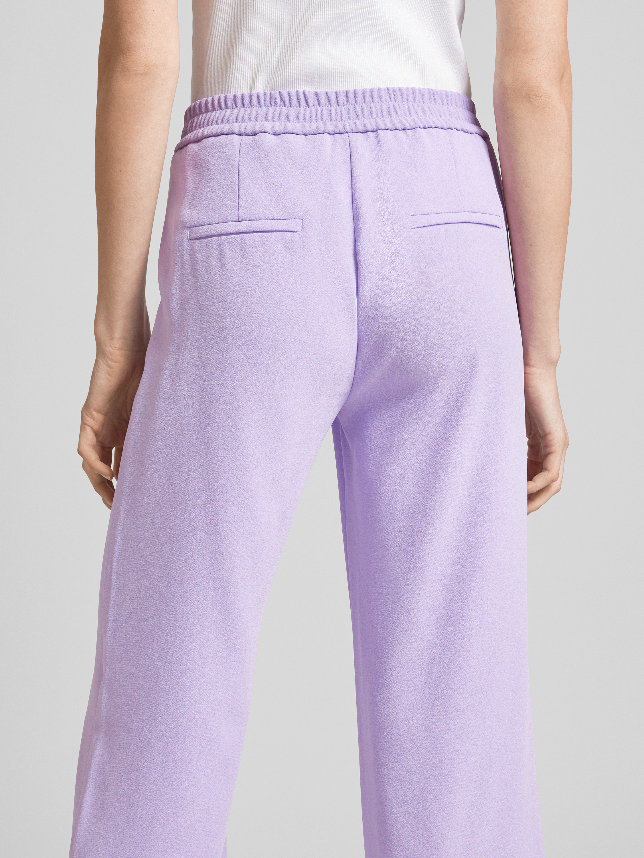 MAC Stoffen broek met verkorte pijpen model 'Chiara'