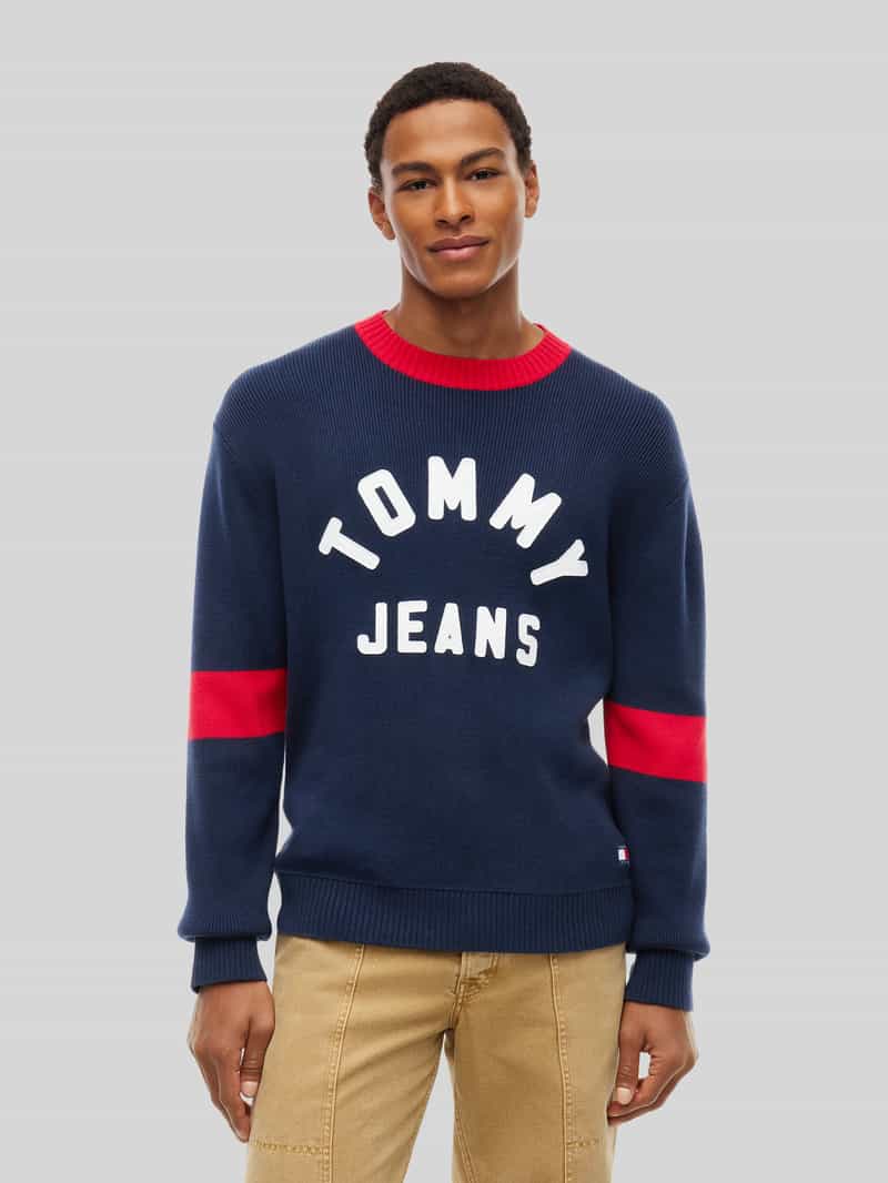 Tommy Jeans Regular fit pullover van pure katoen model 'NEW CLASSICS'
