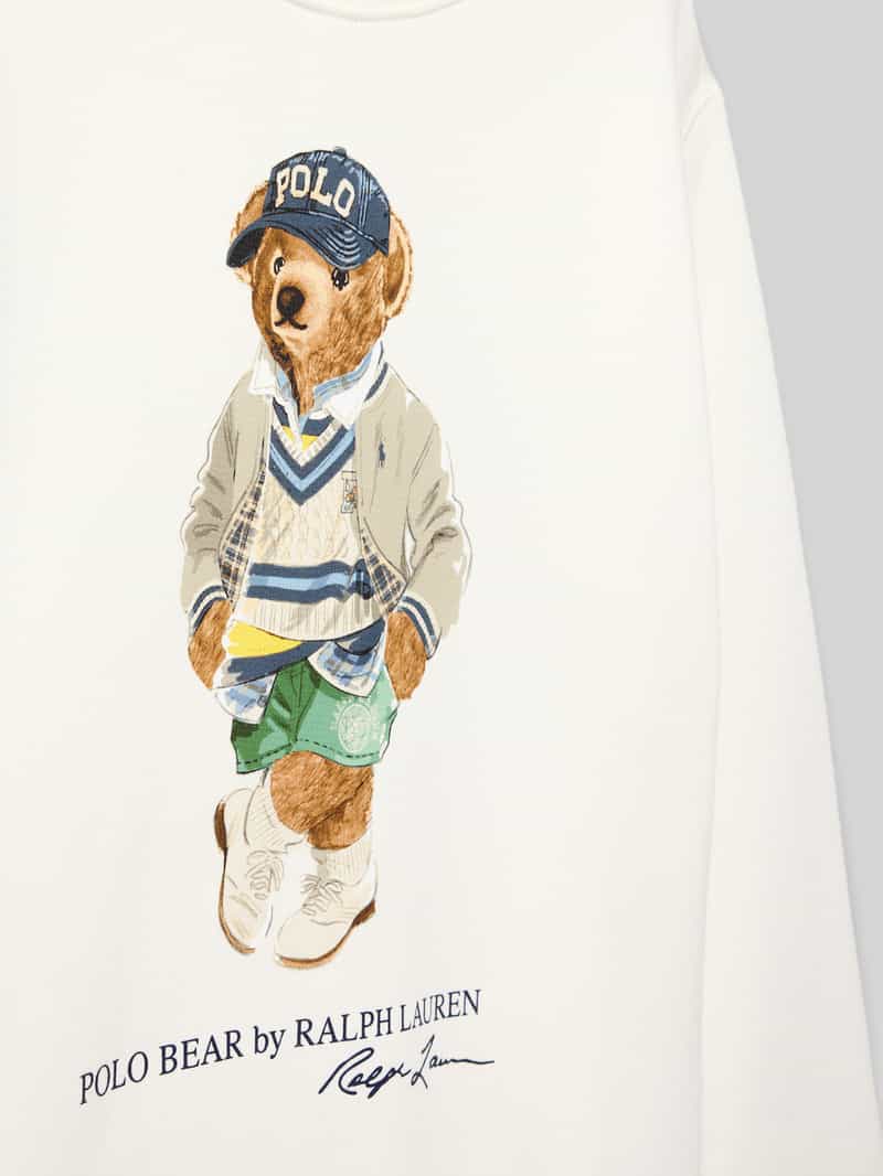 Polo Ralph Lauren Teens Sweatshirt met motiefprint en ronde hals