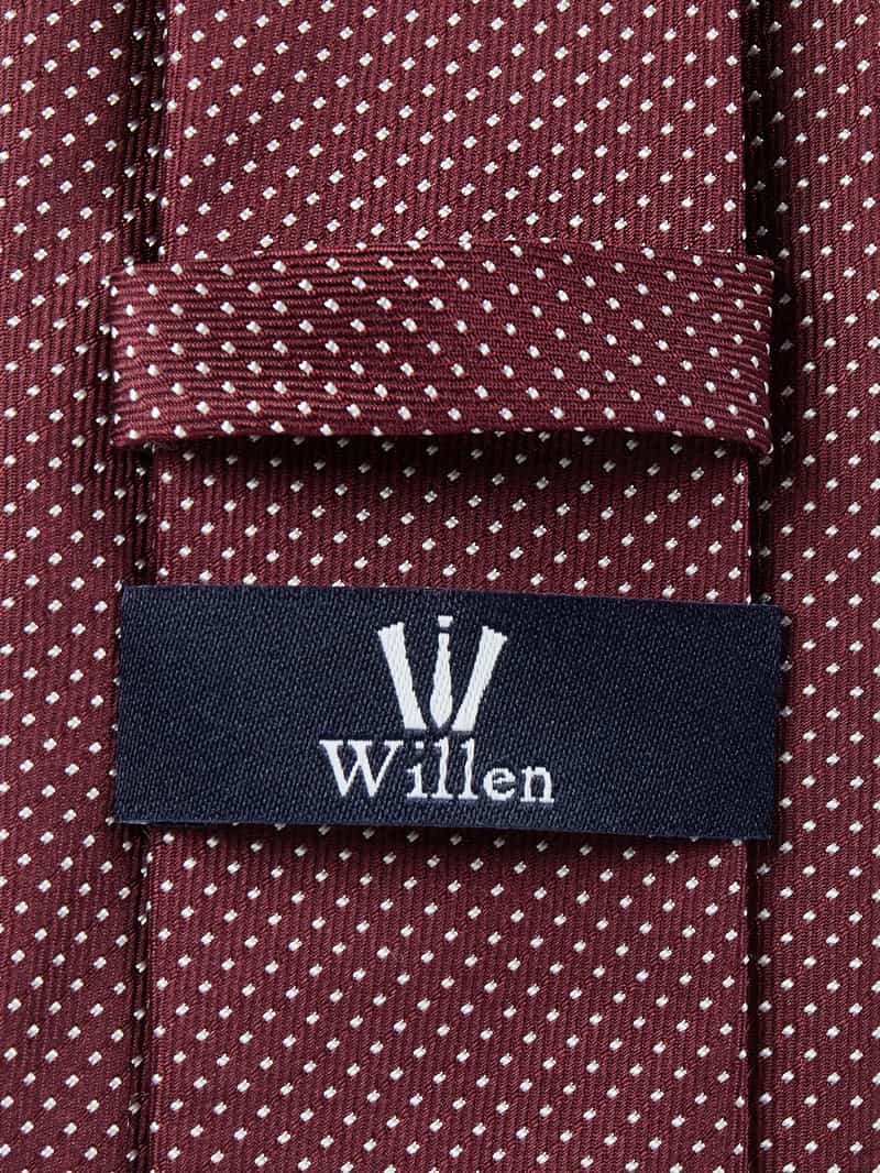Willen Zijden stropdas met all-over motief