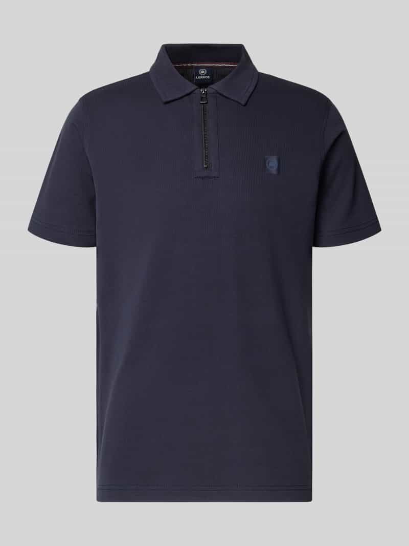 Lerros Regular fit poloshirt met logodetail