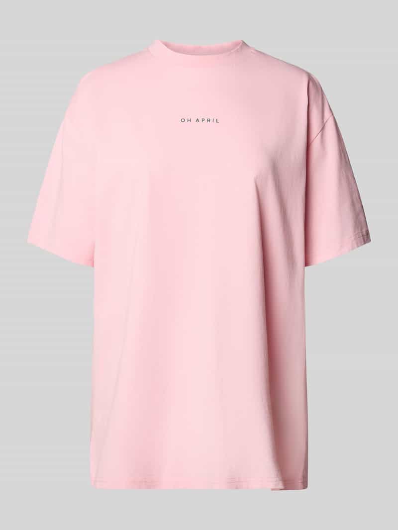 OH APRIL Oversized T-shirt met labelprint