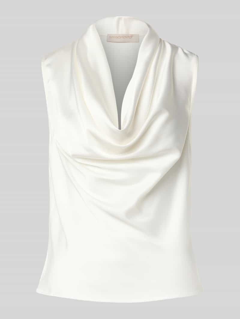 RINASCIMENTO Regular fit blouse met watervalhals